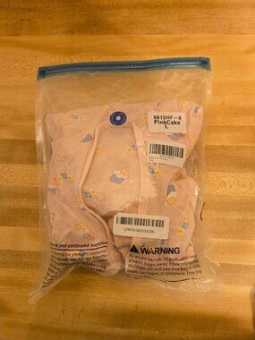Kuoser Dog Pajamas Size L Pink Cupcake Print New in Package